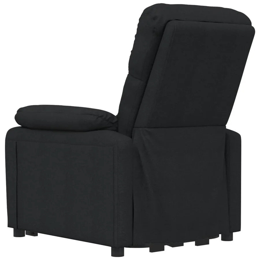 Fauteuil inclinable électrique Noir Tissu - 6