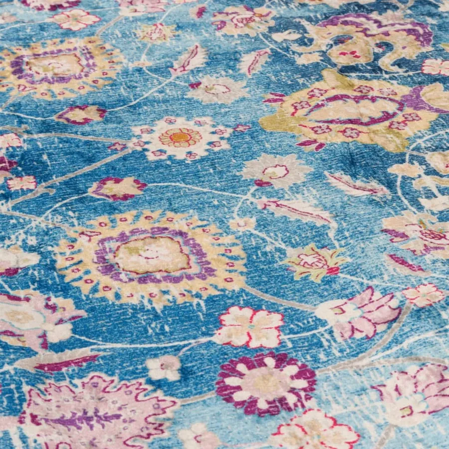 Tapis lavable multicolore 120x180 cm - 7