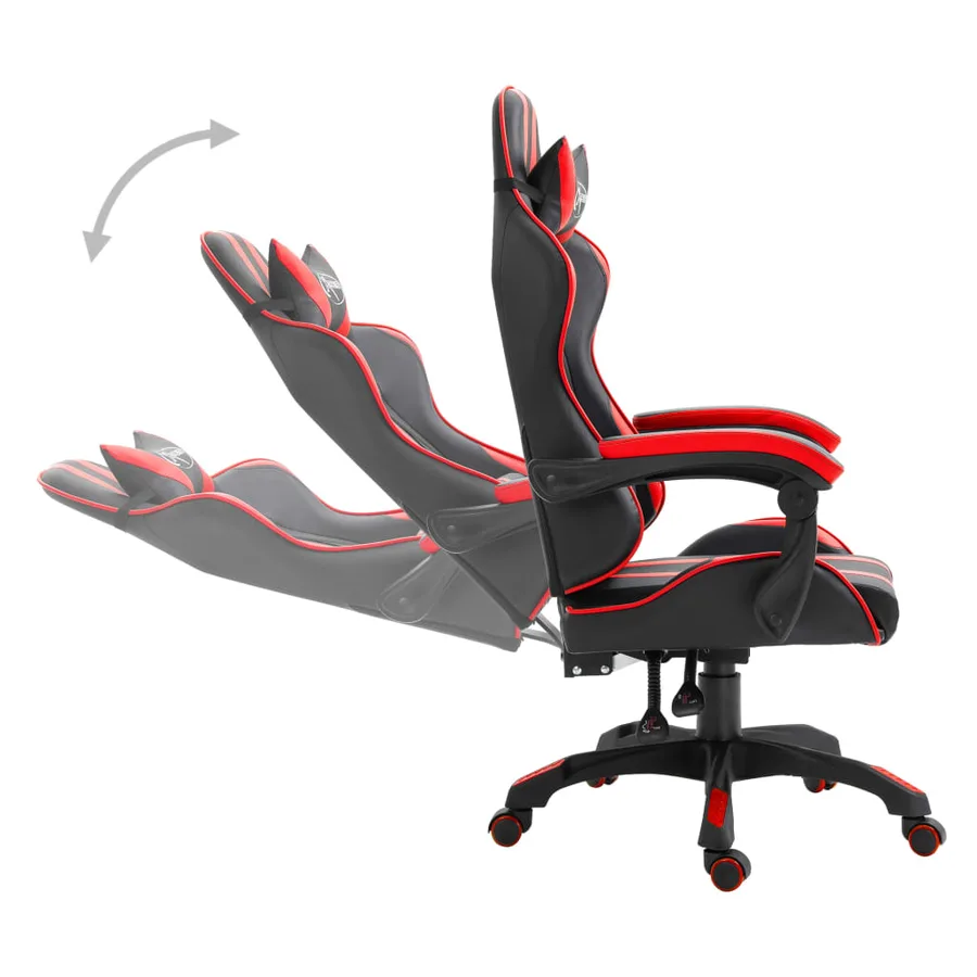 Chaise de jeu Rouge Similicuir - 3