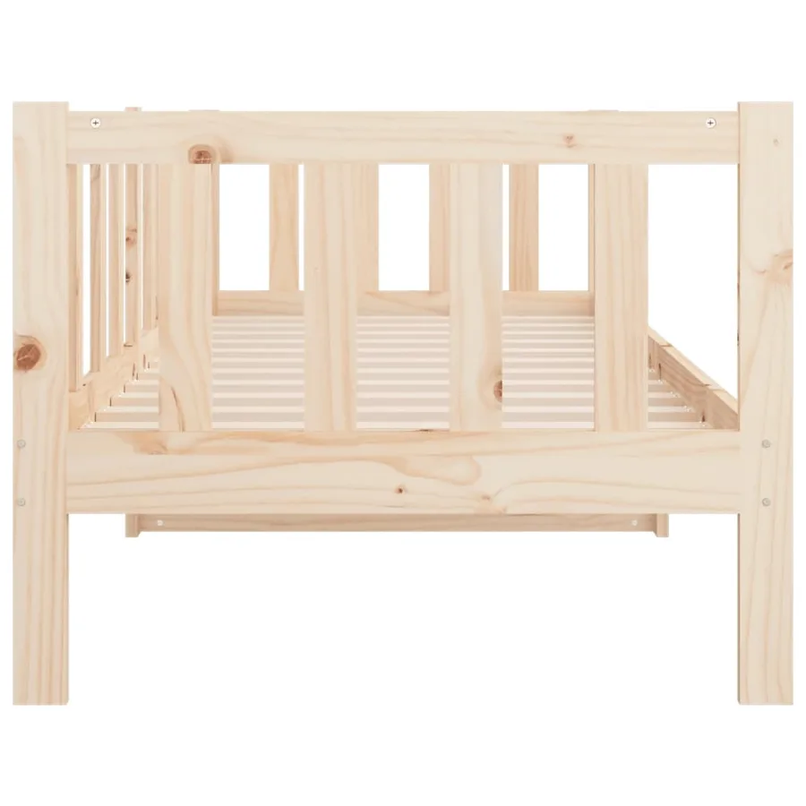 Lit de jour sans matelas 80x200 cm bois de pin massif - 7