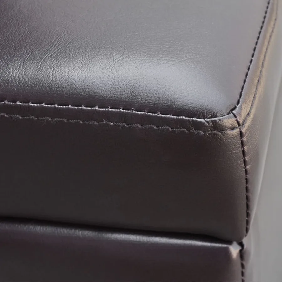 Banc long de rangement bois marron - 5