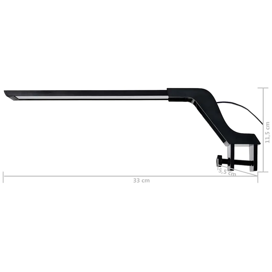 Lampe à LED d'aquarium avec pince 35-55 cm Bleu et blanc - 11