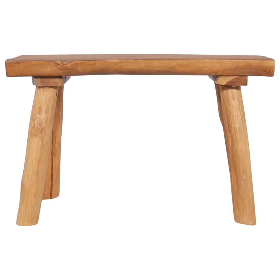 Banc de jardin 80 cm Bois de teck massif - 2