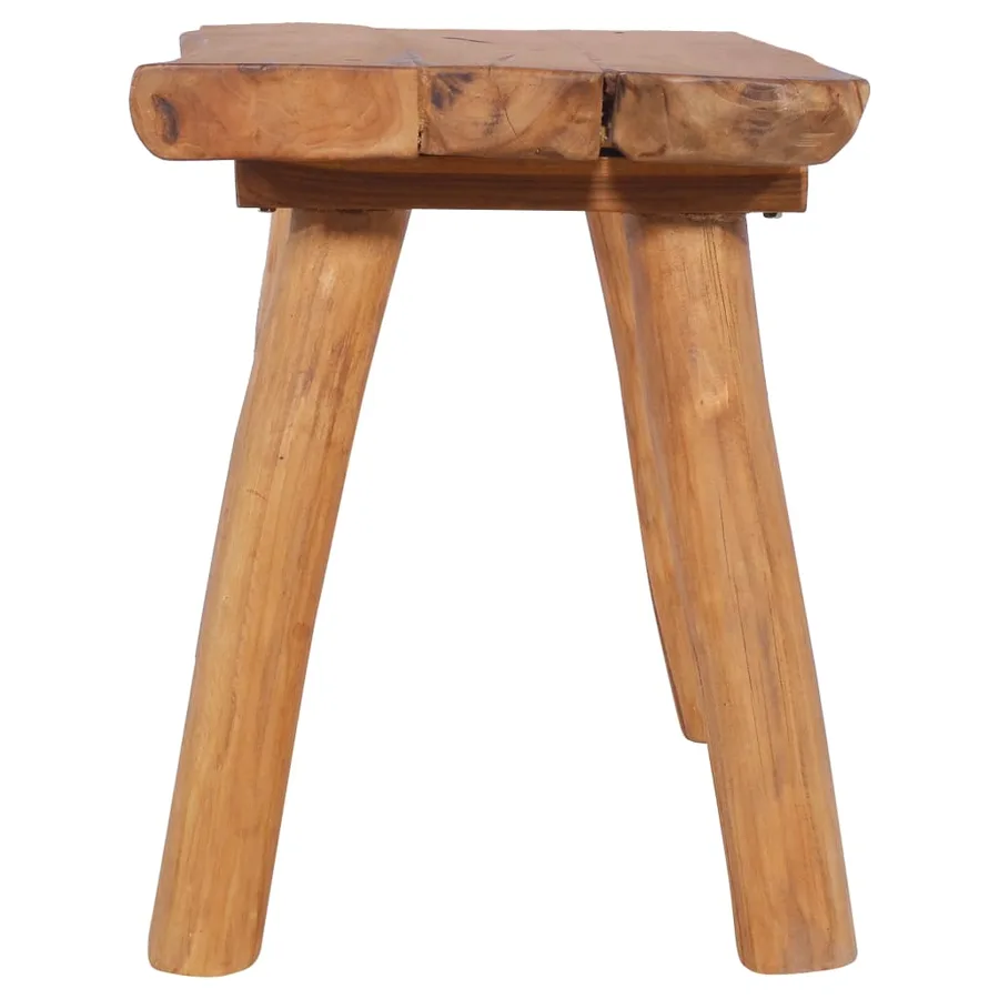Banc de jardin 80 cm Bois de teck massif - 3