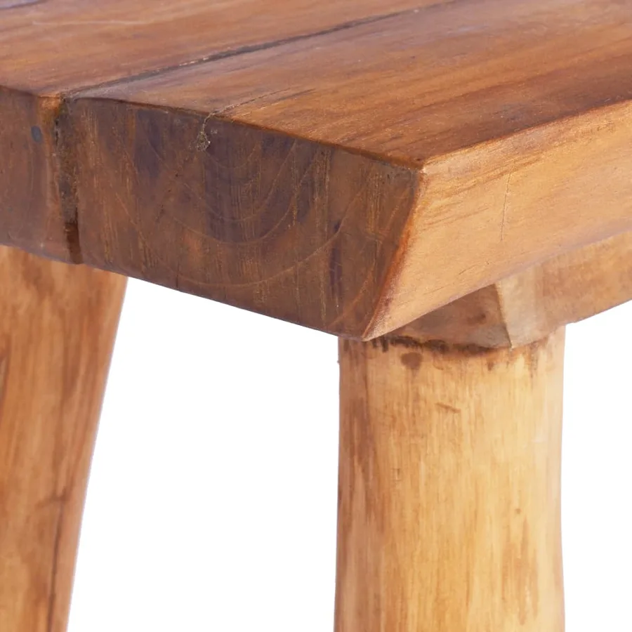 Banc de jardin 80 cm Bois de teck massif - 5
