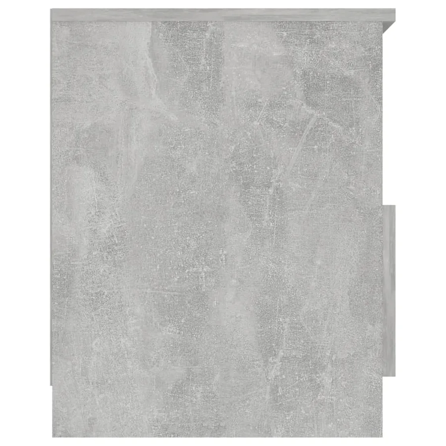 Tables de chevet 2 pcs gris béton 40x40x50 cm bois d'ingénierie - 6