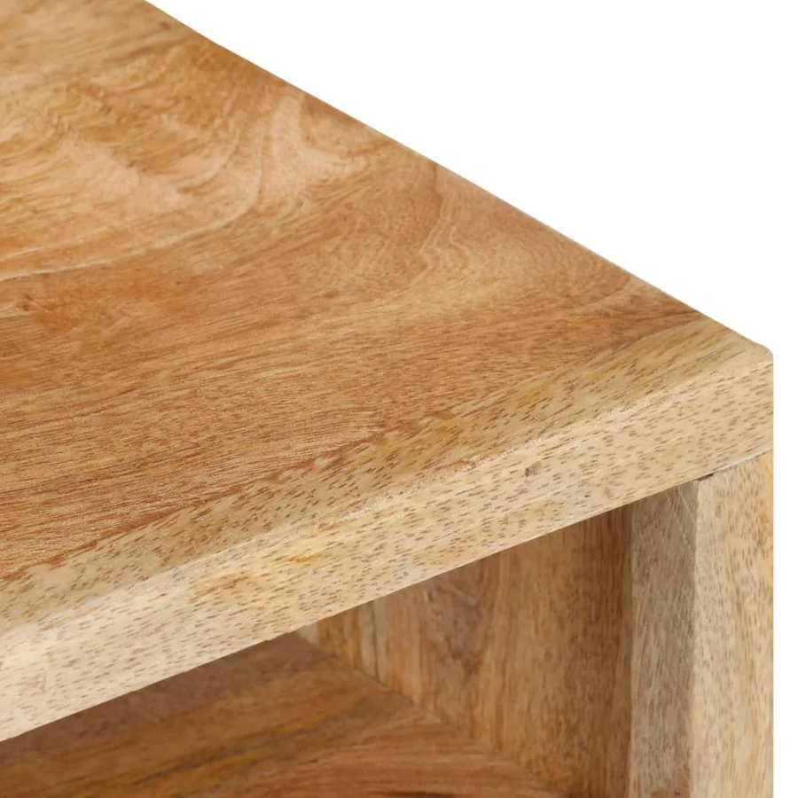 Meuble TV 110x30x40 cm Bois massif de manguier - 6