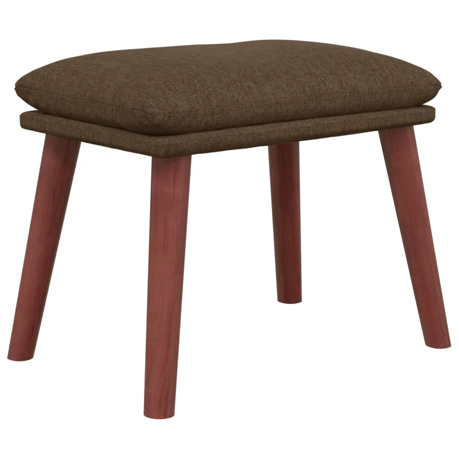 Repose-pied Marron 45x29,5x35 cm Tissu - 2