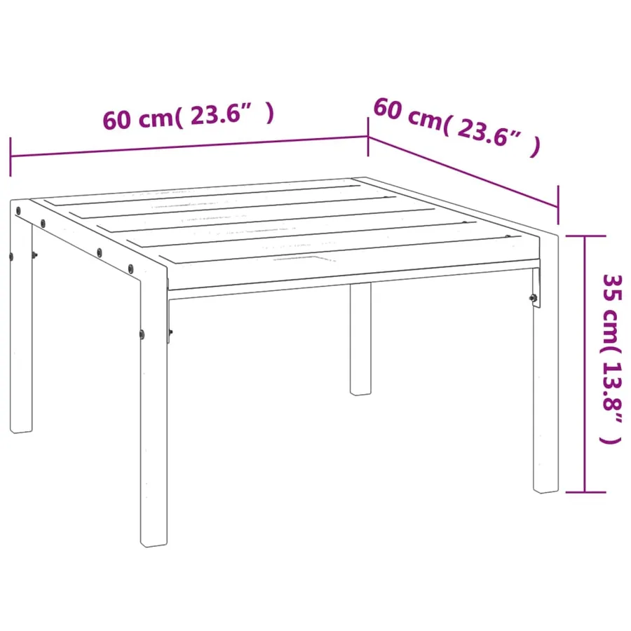 Salon de jardin 7 pcs avec coussins sable acier - 13