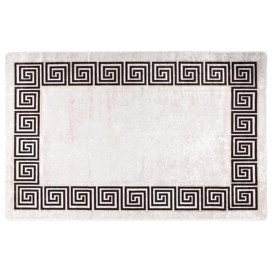 Tapis lavable 80x150 cm Beige clair - 2