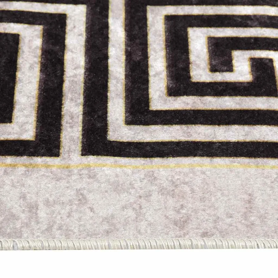 Tapis lavable 80x150 cm Beige clair - 6
