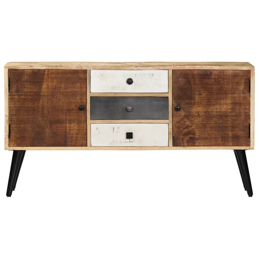 Buffet 118x30x62 cm Bois de manguier massif - 2