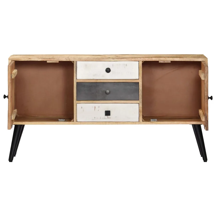 Buffet 118x30x62 cm Bois de manguier massif - 3