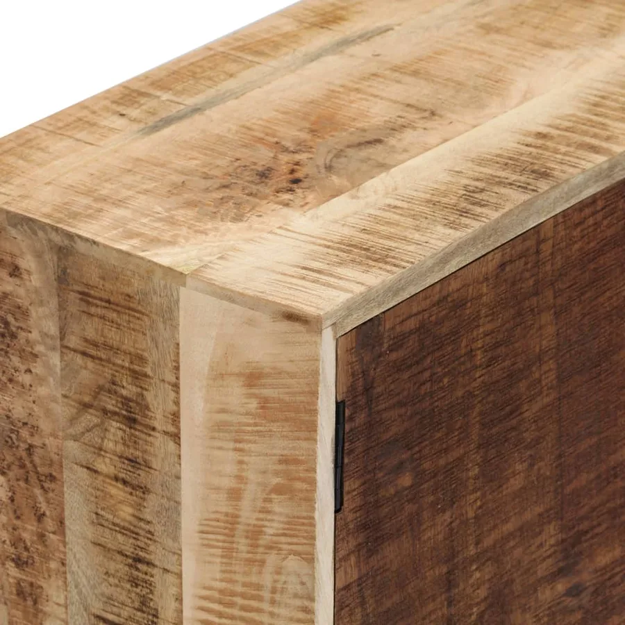 Buffet 118x30x62 cm Bois de manguier massif - 6