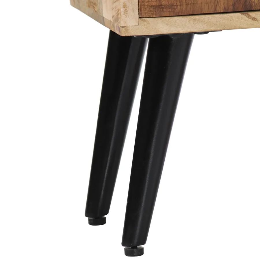 Buffet 118x30x62 cm Bois de manguier massif - 8