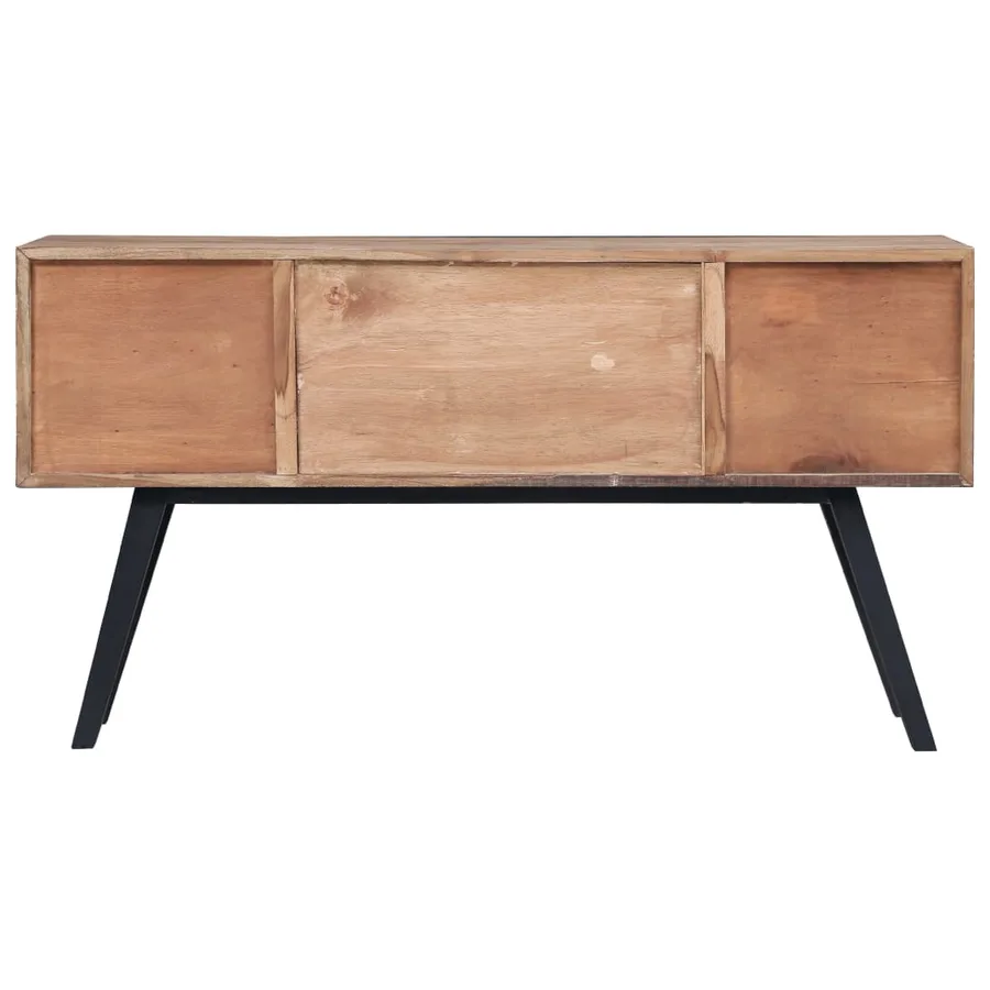 Armoire latérale 110x30x75 cm Teck solide - 4