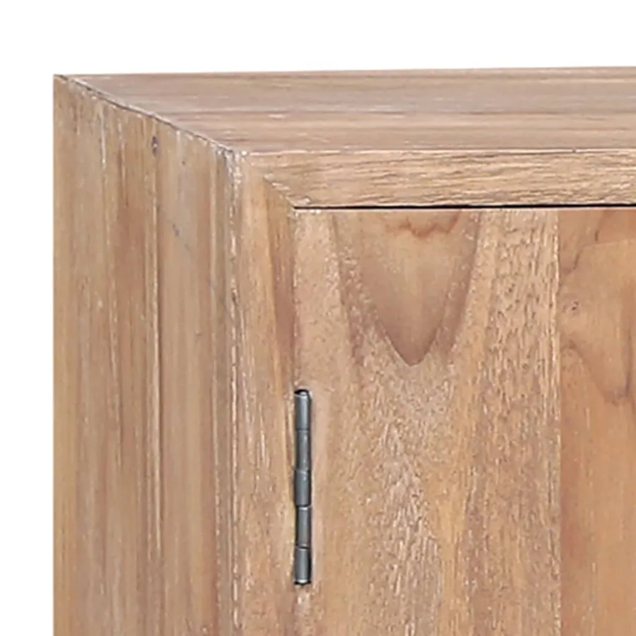 Armoire latérale 110x30x75 cm Teck solide - 7