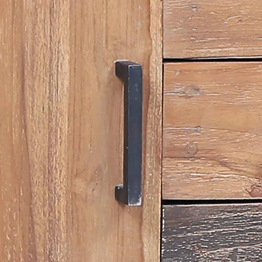 Armoire latérale 110x30x75 cm Teck solide - 8