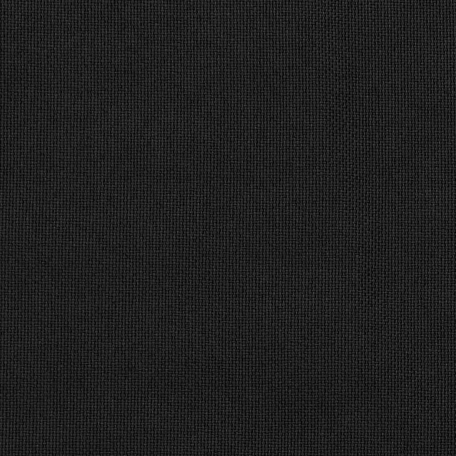 Rideau occultant d'aspect de lin avec crochets Noir 290x245 cm - 4