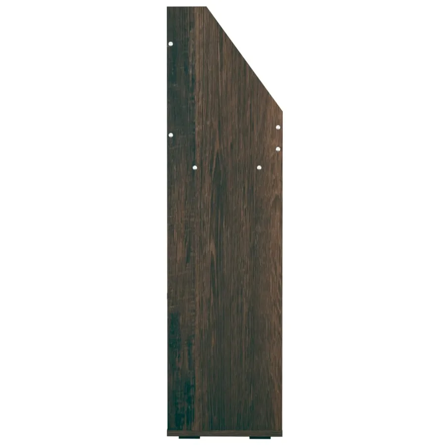 Porte-revue pour enfants Chêne fumé 71x30x114cm Bois ingénierie - 4