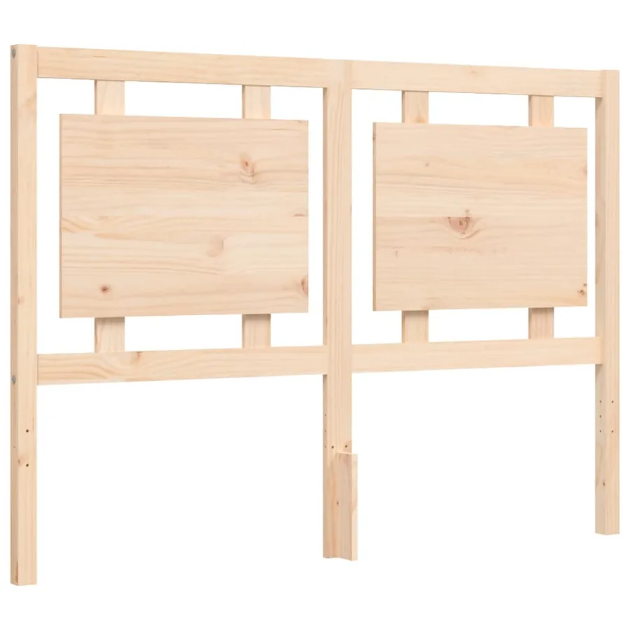 Cadre de lit sans matelas 140x200 cm bois massif de pin - 8