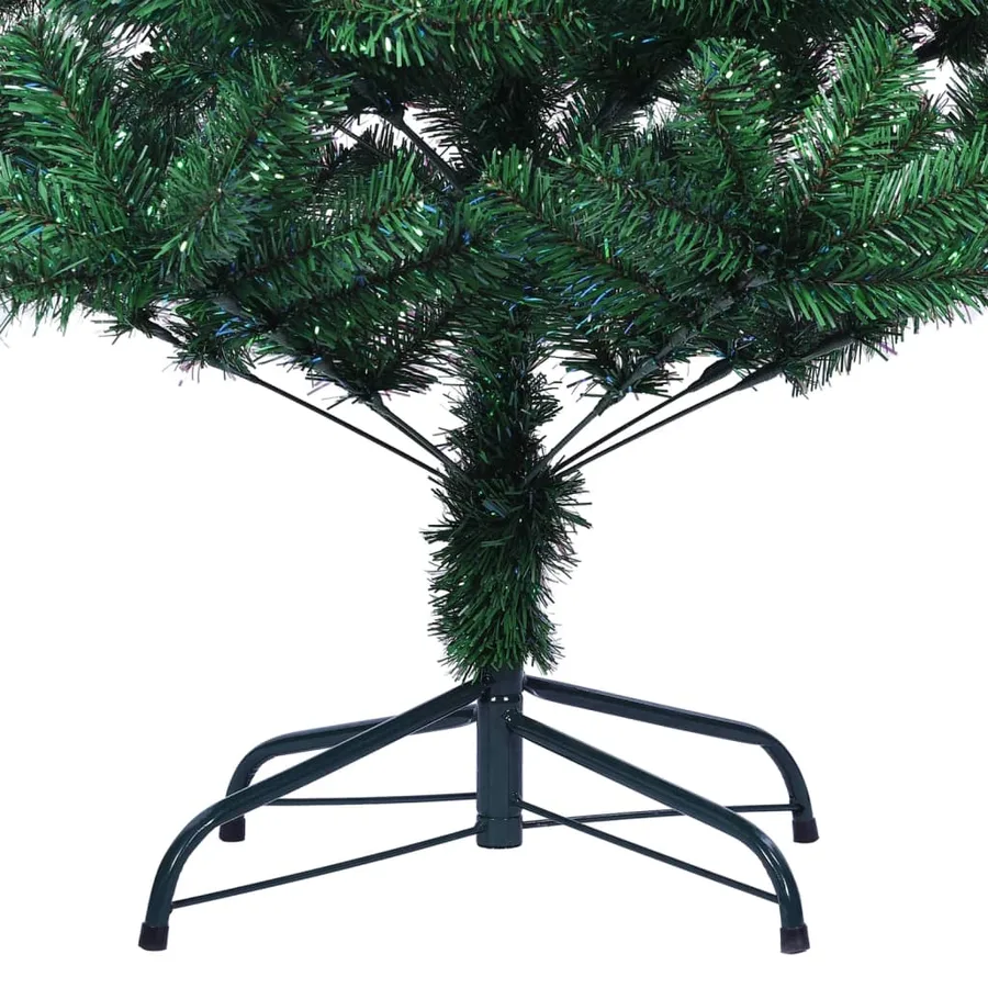 Sapin de Noël artificiel pointes iridescentes Vert 210 cm PVC - 6