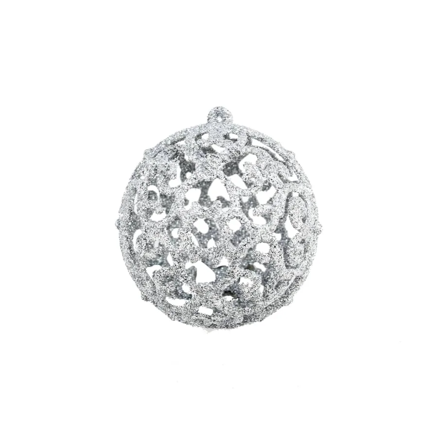 Ensemble de boules de Noël 100 pcs 3/4/6 cm Argenté - 3