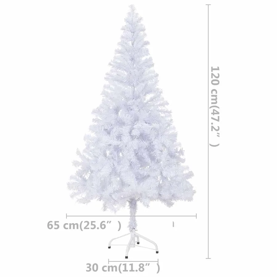 Arbre de Noël artificiel pré-éclairé/boules 120 cm 230 branches - 10