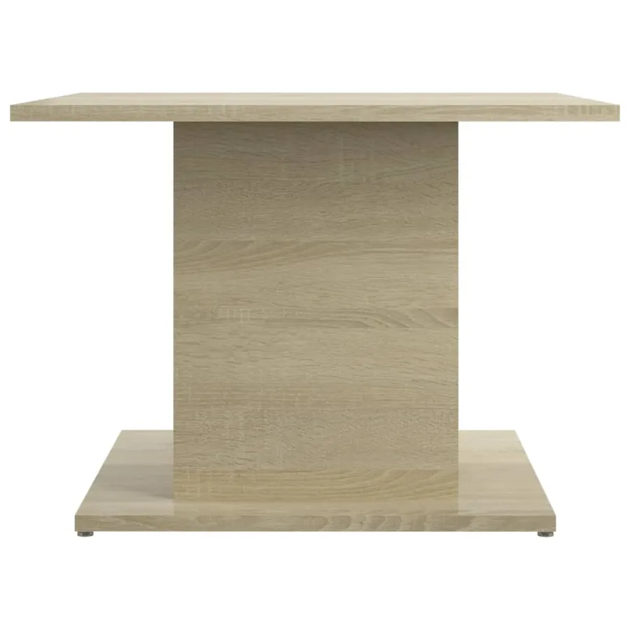 Table basse chêne sonoma 55,5x55,5x40 cm bois d'ingénierie - 5