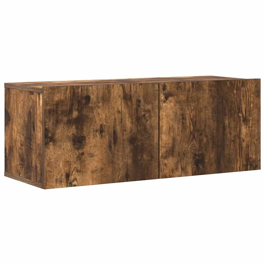 Ensemble de meubles TV 4 pcs Chêne fumé Bois d'ingénierie - 5