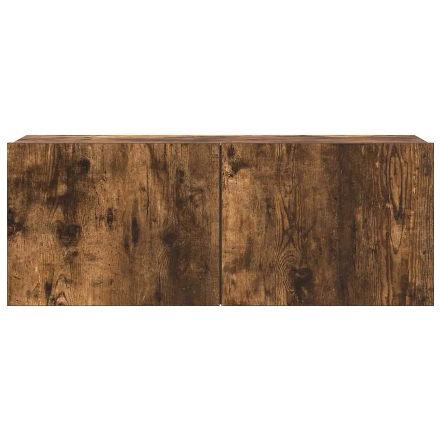 Ensemble de meubles TV 4 pcs Chêne fumé Bois d'ingénierie - 6