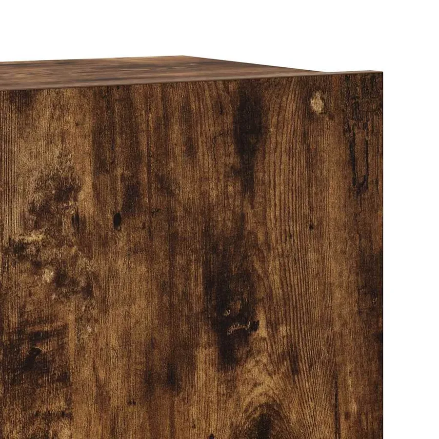 Ensemble de meubles TV 4 pcs Chêne fumé Bois d'ingénierie - 9