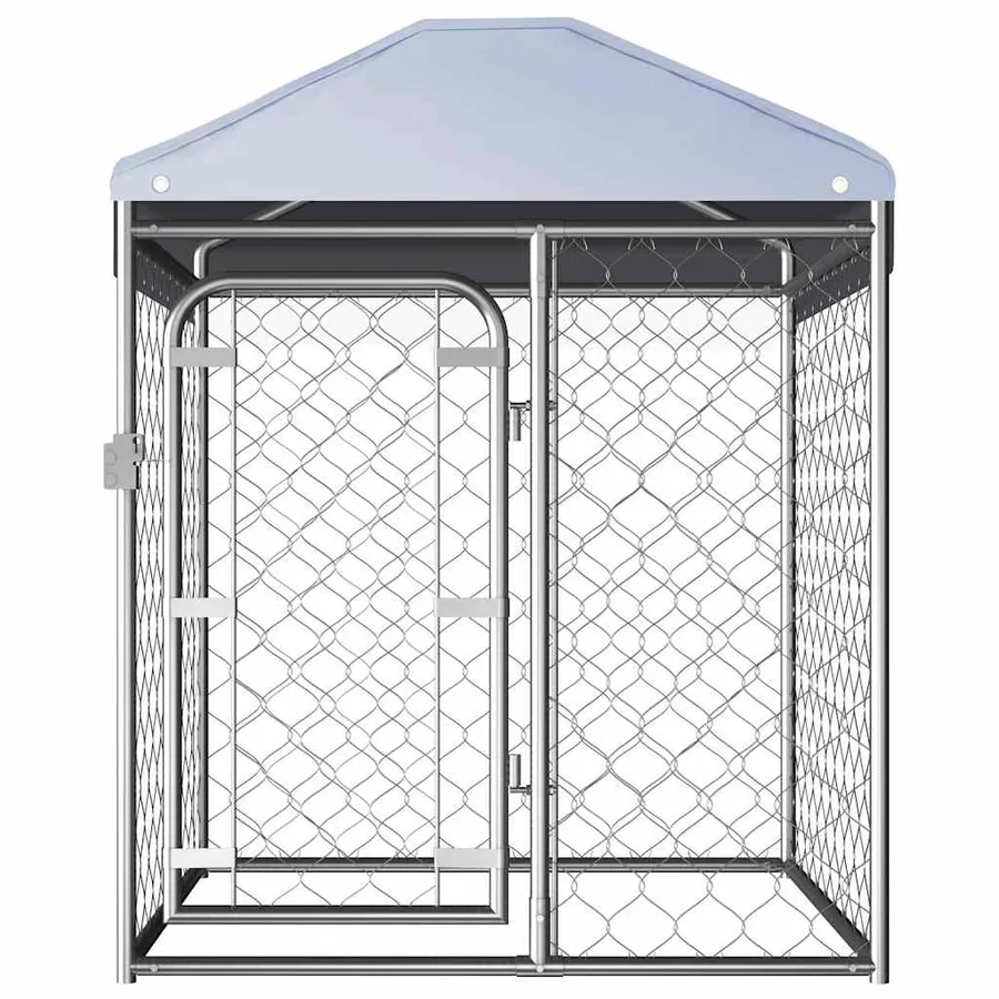 Chenil extérieur avec toit 100 x 100 x 125 cm - 2