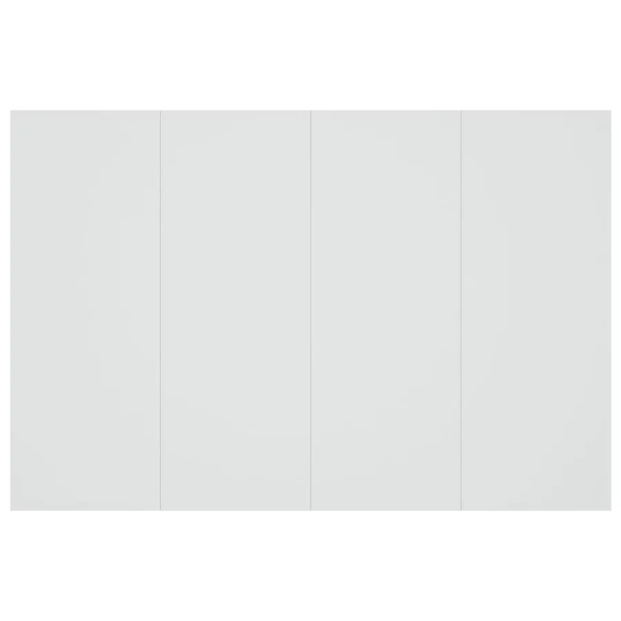 Tête de lit Blanc 120x1,5x80 cm Bois d'ingénierie - 5