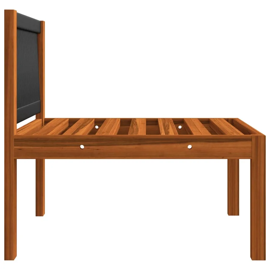 Salon de jardin 7 pièces avec coussins Crème 63 x 63 cm - 11