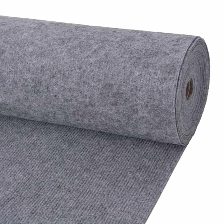 Tapis Gris 1,2 x 20 m Polyester