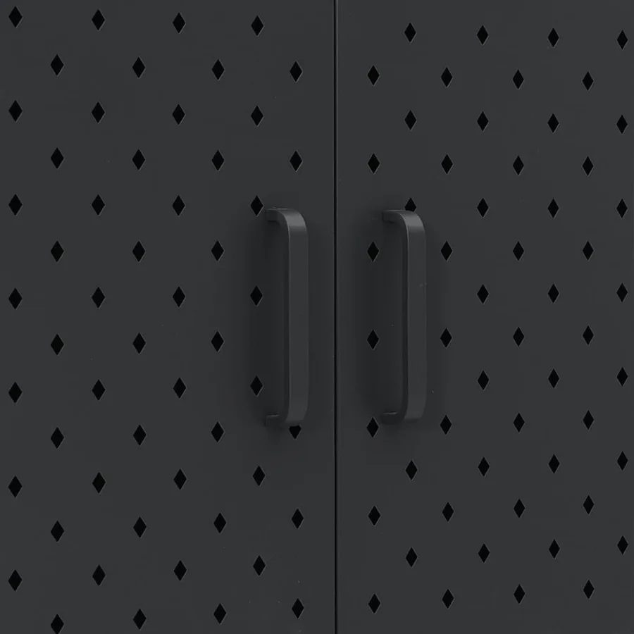 Buffet Noir 75x35x75 cm Acier - 10
