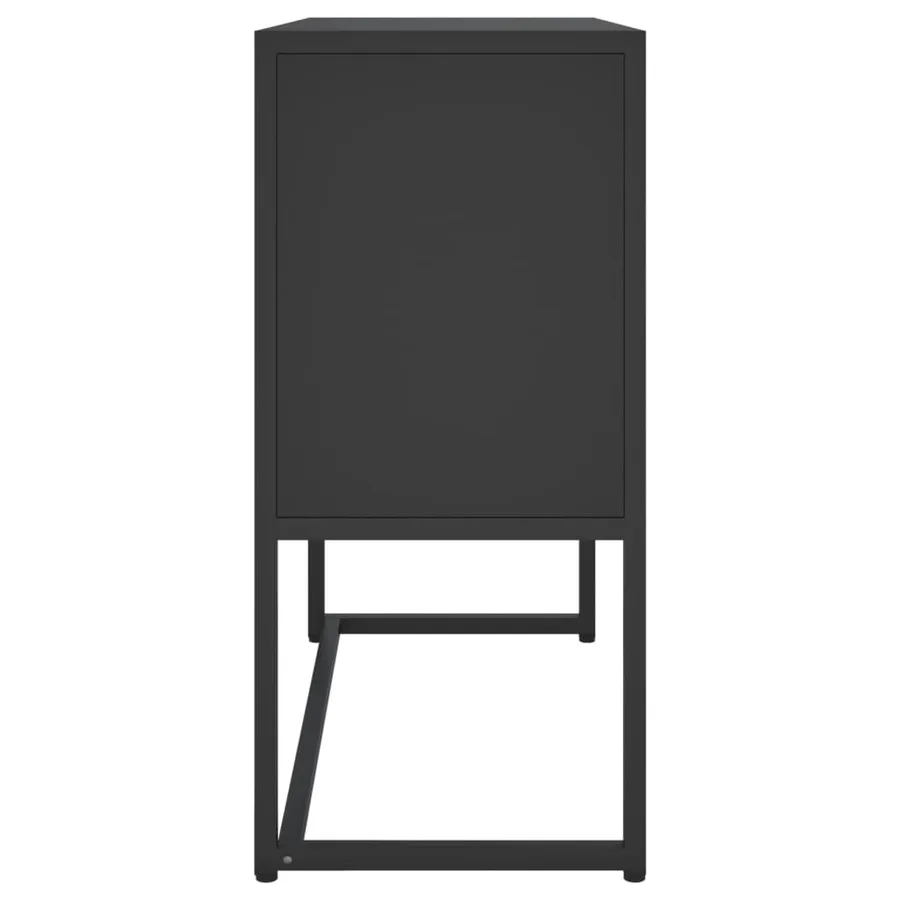Buffet Noir 75x35x75 cm Acier - 6