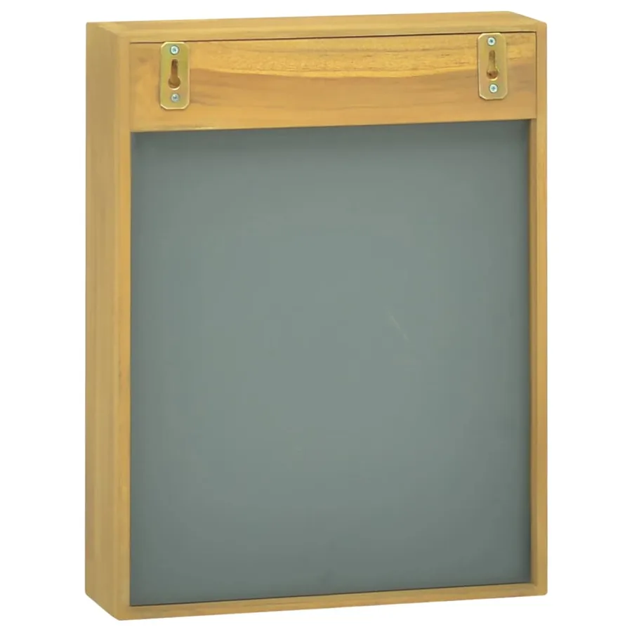Armoire à miroir 30x10x40 cm Bois de teck solide - 4