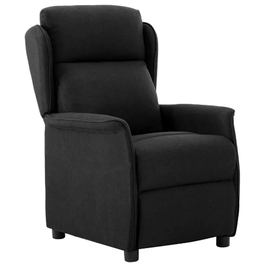 Fauteuil inclinable Noir 66.5 x 94 x 101.5 cm Polyester