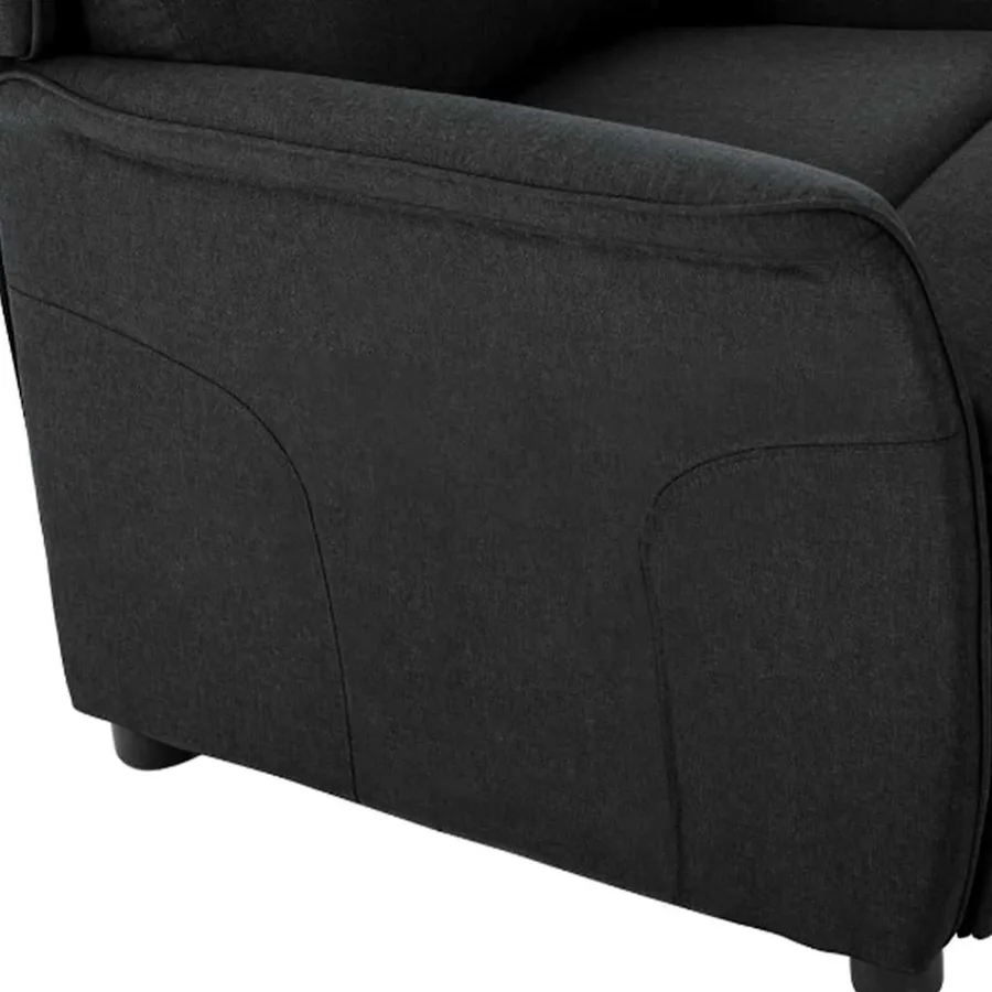 Fauteuil inclinable Noir 66.5 x 94 x 101.5 cm Polyester - 6