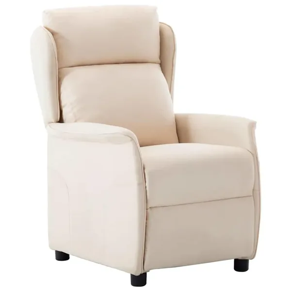 Fauteuil inclinable Crème 66.5 x 94 x 101.5 cm Polyester