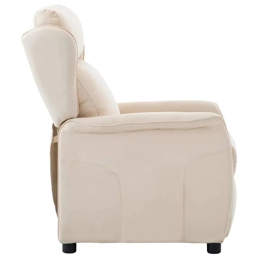Fauteuil inclinable Crème 66.5 x 94 x 101.5 cm Polyester - 3