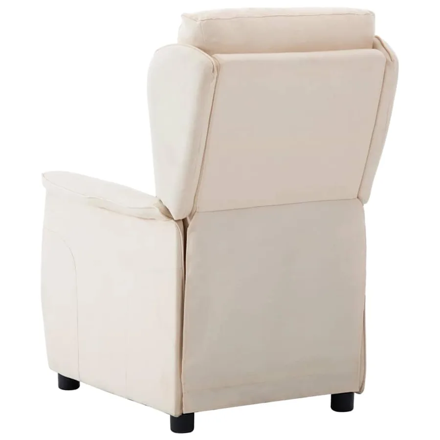 Fauteuil inclinable Crème 66.5 x 94 x 101.5 cm Polyester - 4