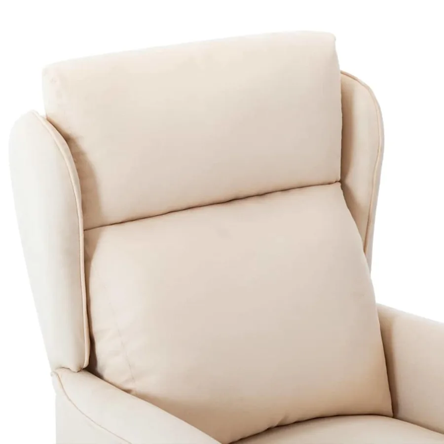 Fauteuil inclinable Crème 66.5 x 94 x 101.5 cm Polyester - 5