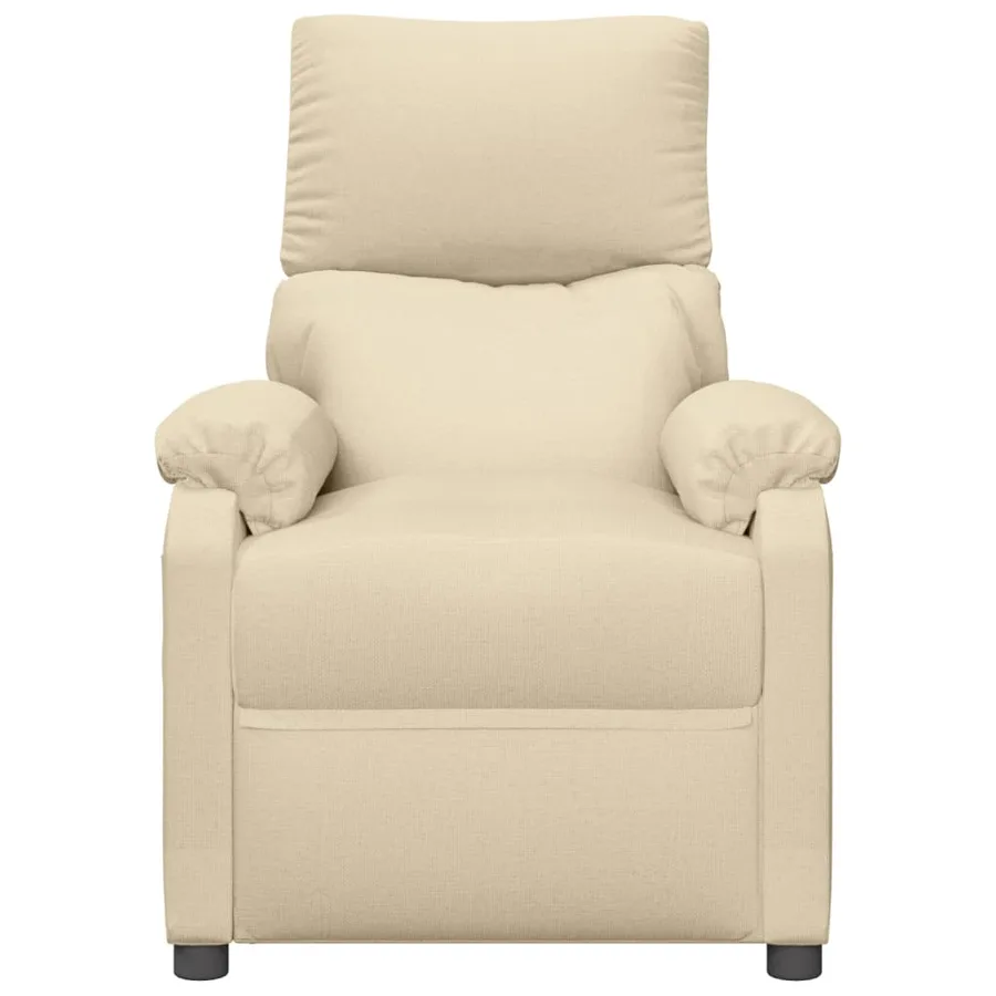 Fauteuil de massage Crème Tissu - 4