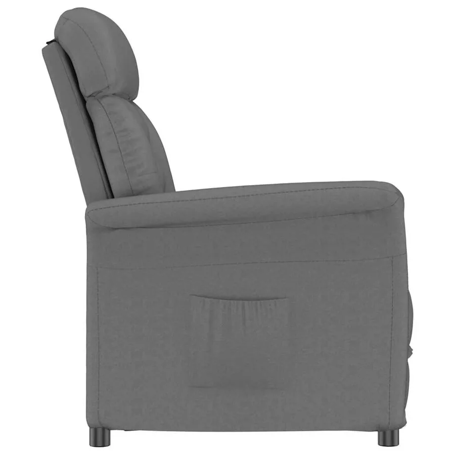 fauteuil Gris foncé Microfibre - 3