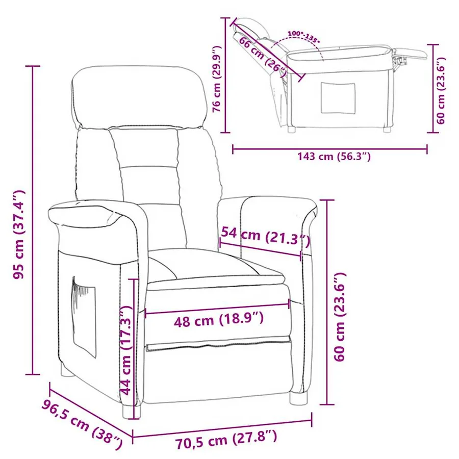 fauteuil Gris foncé Microfibre - 7