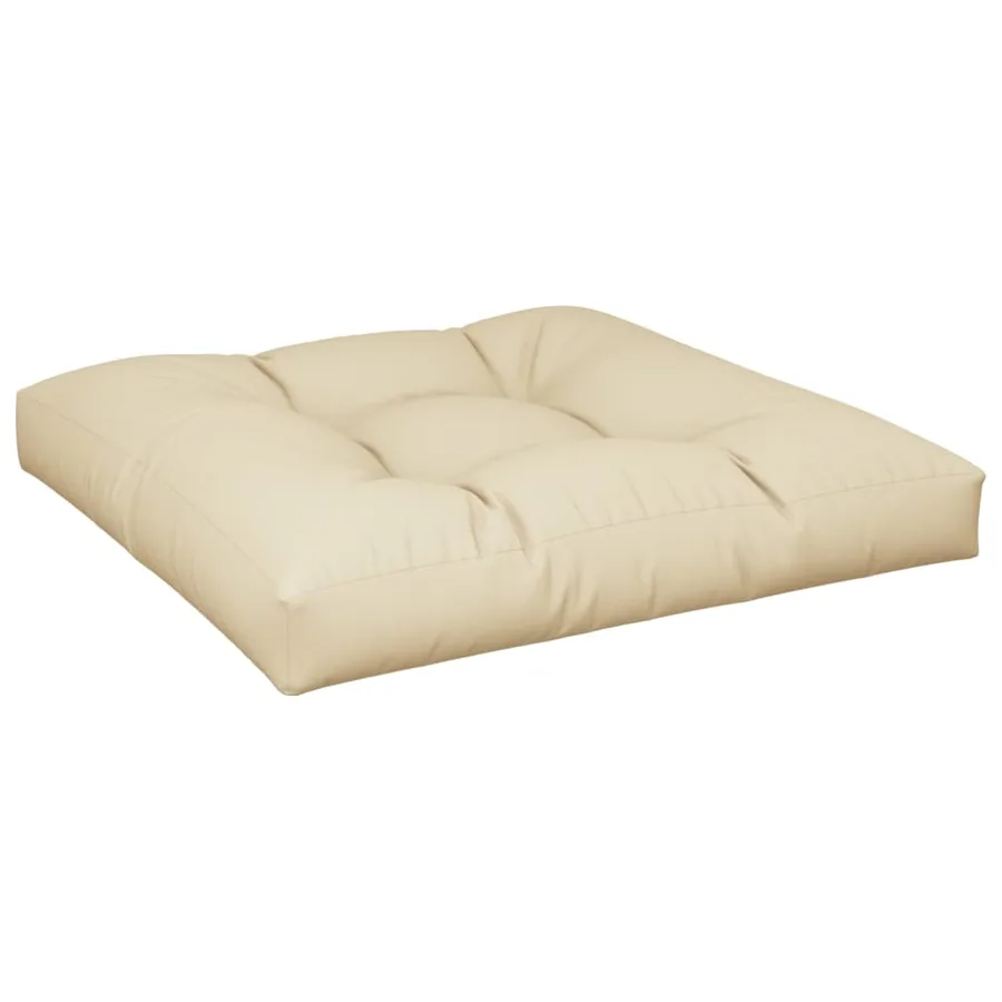 Coussin de canapé palette beige 70x70x12 cm - 2