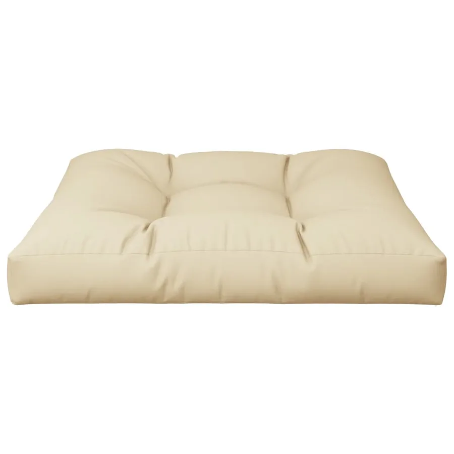 Coussin de canapé palette beige 70x70x12 cm - 4